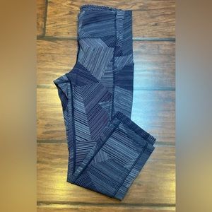 Lululemon Speed Up Crop 21” - Etch Hail Midnight Navy